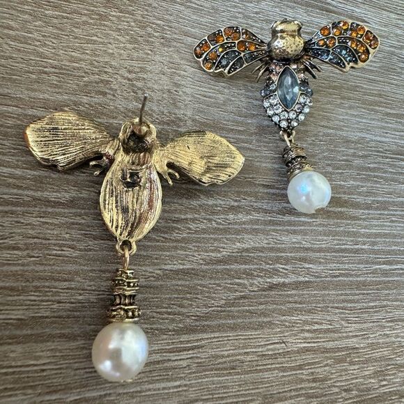 Statement drop earrings N541 - Picture 3 of 4